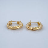 Candongas Kari 1.2gr / 1.5cm / Oro Amarillo 18K %