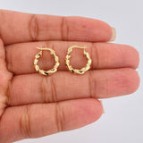 Candongas Kari 1.2gr / 1.5cm / Oro Amarillo 18K %
