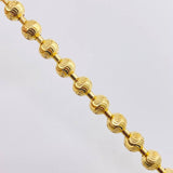 Cadena Militar Diamantada 60gr / 70cm / 6.9mm Oro Amarillo 18K ©