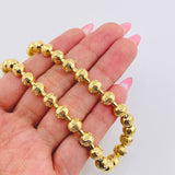 Cadena Militar Diamantada 60gr / 70cm / 6.9mm Oro Amarillo 18K ©