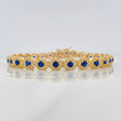 Pulso Tennis 14.35g / 19.5cm / 6mm Oro Amarillo 18K