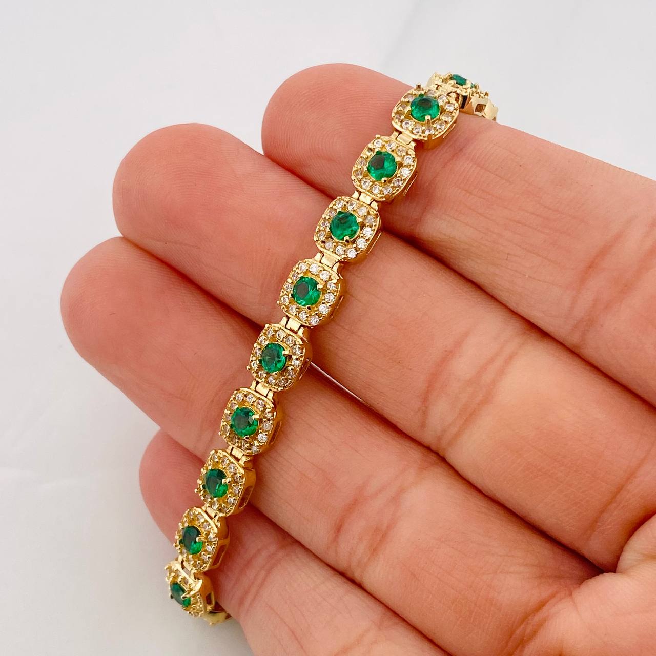 Pulso Tennis 12.15g / 18cm / 6mm Oro Amarillo 18K