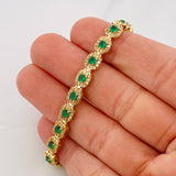Pulso Tennis 12.15g / 18cm / 6mm Oro Amarillo 18K