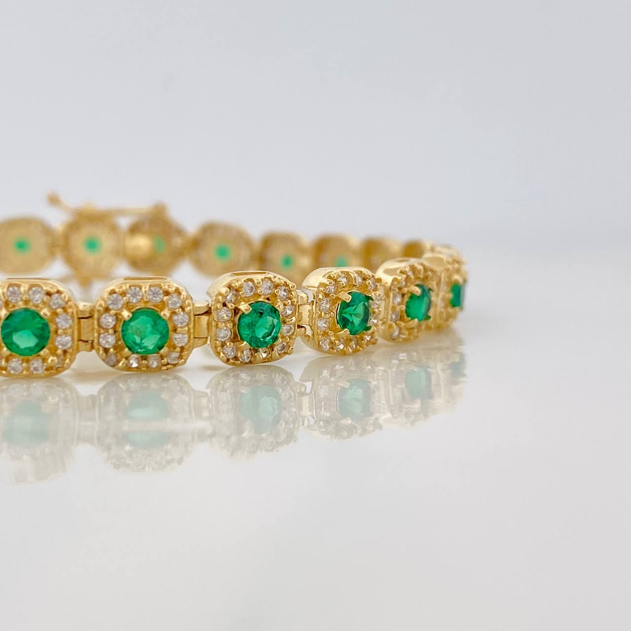 Pulso Tennis 12.15g / 18cm / 6mm Oro Amarillo 18K