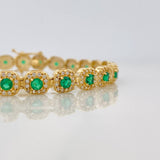 Pulso Tennis 12.15g / 18cm / 6mm Oro Amarillo 18K