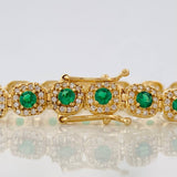 Pulso Tennis 12.15g / 18cm / 6mm Oro Amarillo 18K