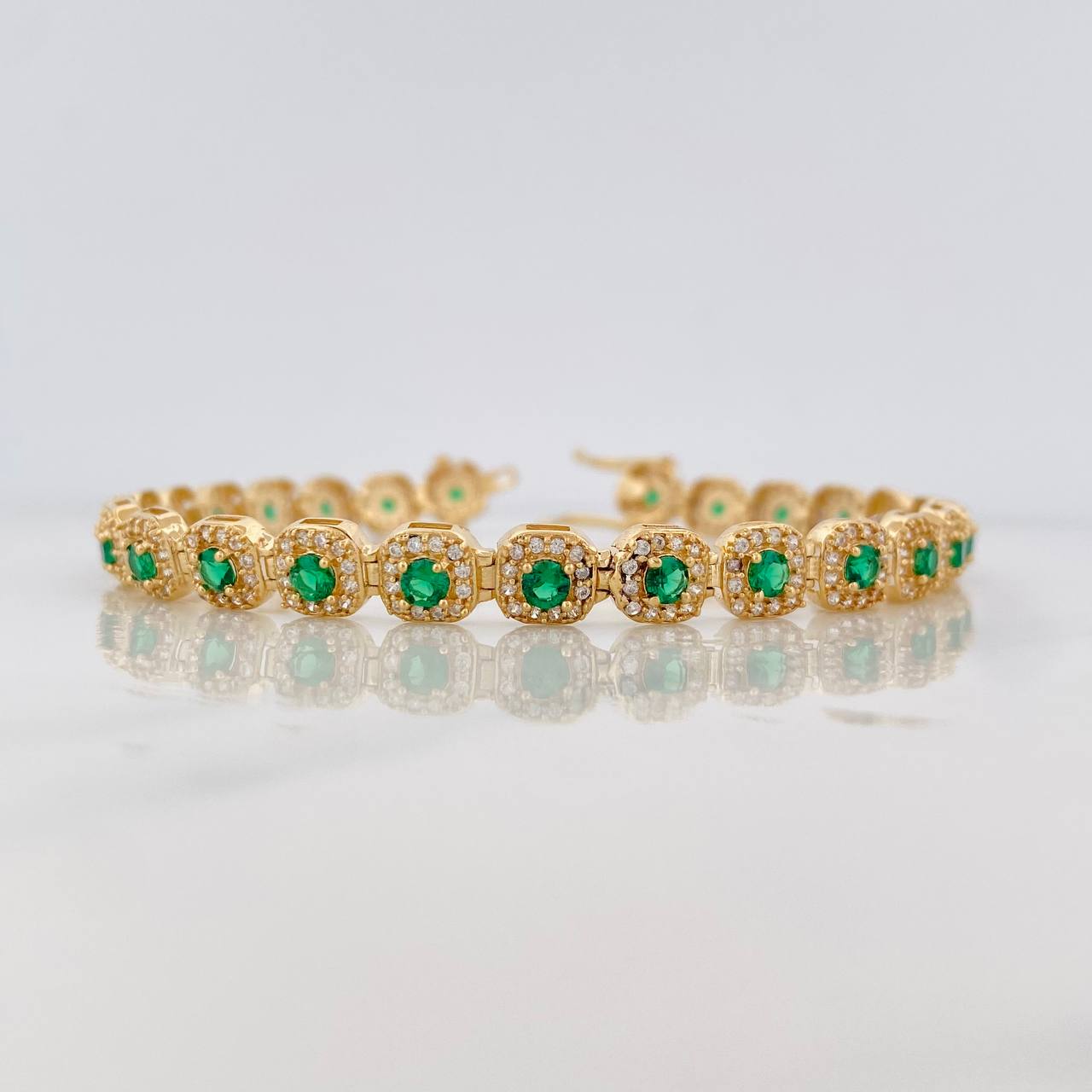 Pulso Tennis 12.15g / 18cm / 6mm Oro Amarillo 18K