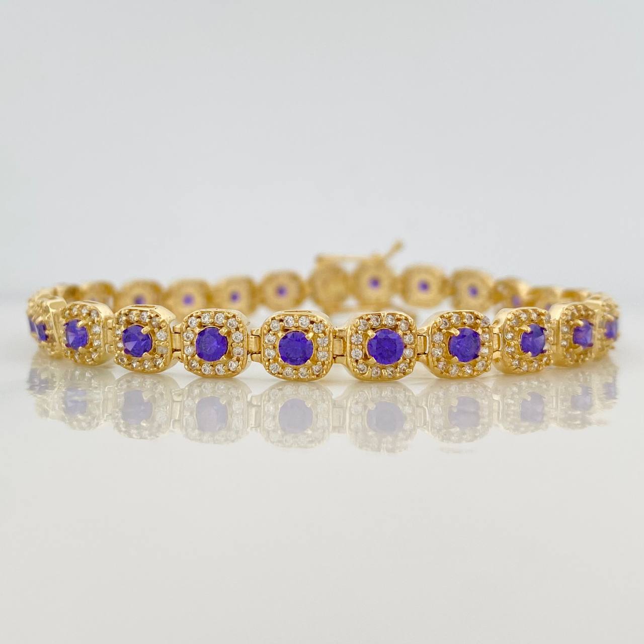 Pulso Tennis 13.25g / 19cm / 6mm Oro Amarillo 18K