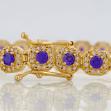 Pulso Tennis 13.25g / 19cm / 6mm Oro Amarillo 18K