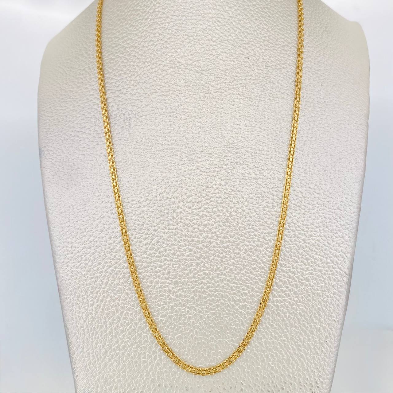 Cadena China 7.4g / 60cm / 2.26mm Oro Amarillo 18K