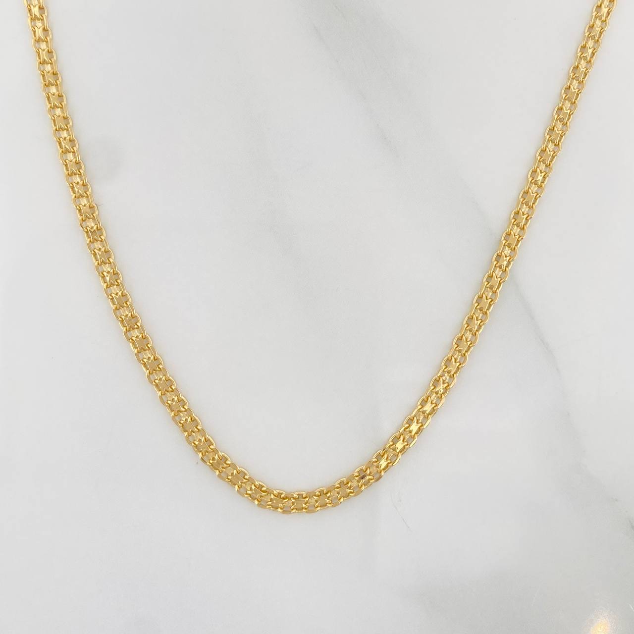 Cadena China 8.95g / 60cm / 2.42mm Oro Amarillo 18K