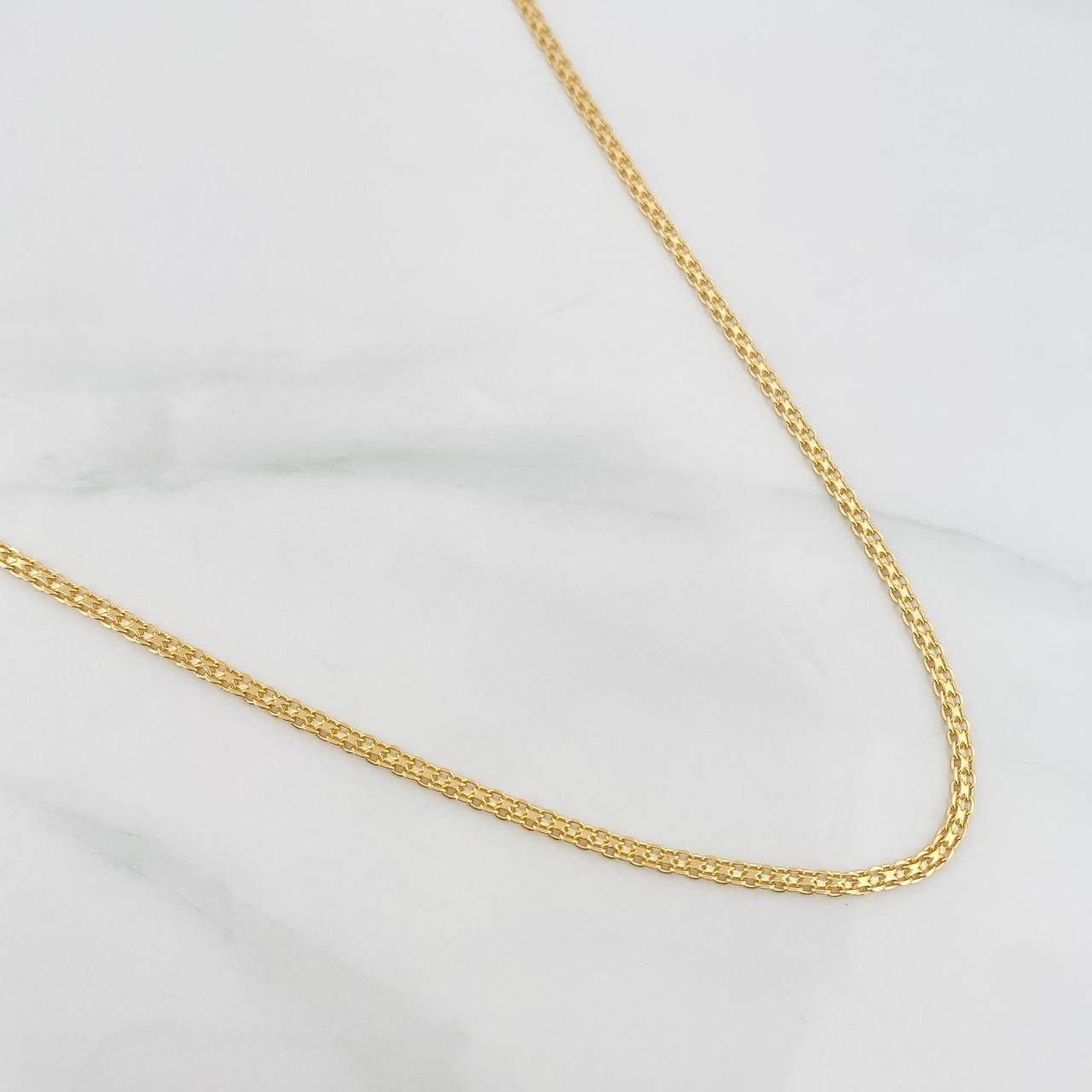 Cadena China 7.4g / 60cm / 2.26mm Oro Amarillo 18K