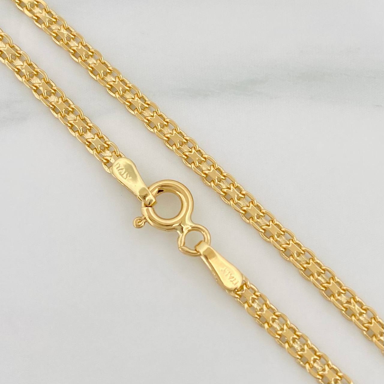 Cadena China 7.4g / 60cm / 2.26mm Oro Amarillo 18K