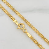 Cadena China 7.4g / 60cm / 2.26mm Oro Amarillo 18K