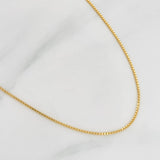 Cadena Veneciana 3.6g / 50cm / 1.01mm Oro Amarillo 18K