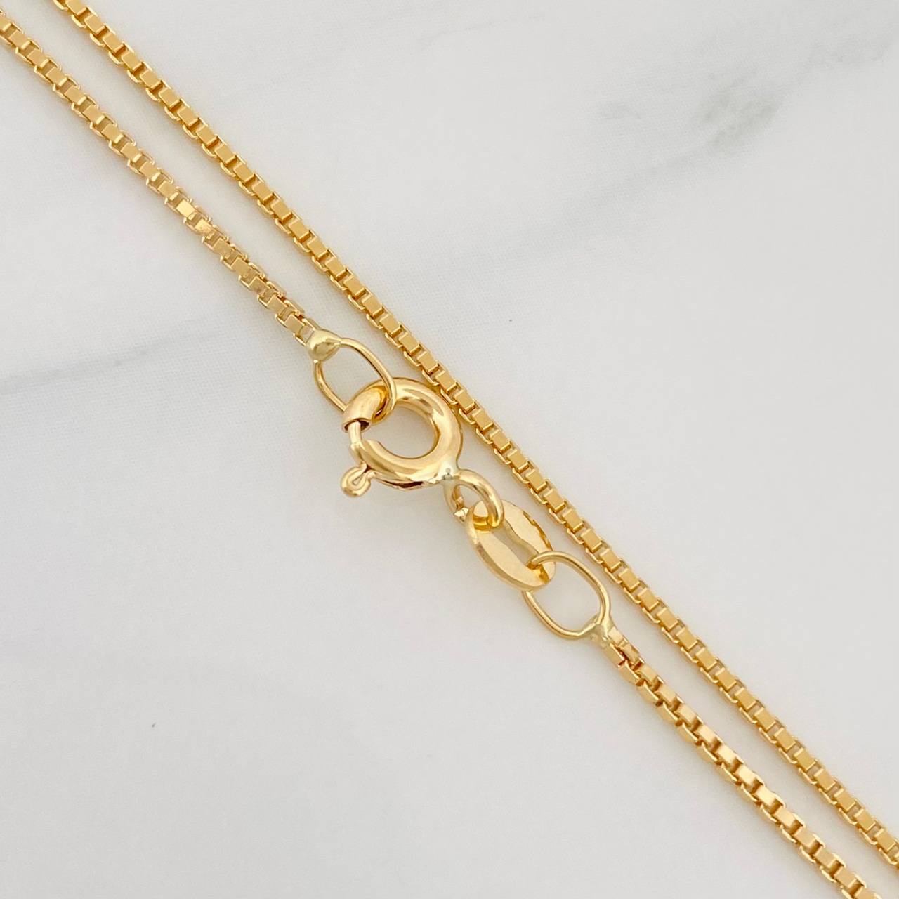 Cadena Veneciana 4g / 50cm / 1.04mm Oro Amarillo 18K
