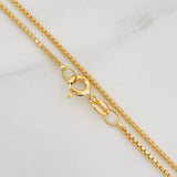 Cadena Veneciana 3.65g / 50cm / 1mm Oro Amarillo 18K