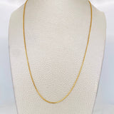 Cadena Veneciana 3.7g / 50cm / 0.9mm Oro Amarillo 18K