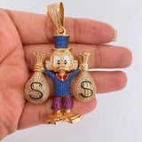 Dije Pato Bolsas de Dinero 34.9gr / 6.7cm / Oro Amarillo 18K $