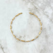 Pulso Rustico Tribal 4.3gr / 25.5cm / 4mm Oro Amarillo *