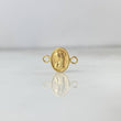 Herraje Virgen María 0.3gr / 1.3cm / Oro Amarillo