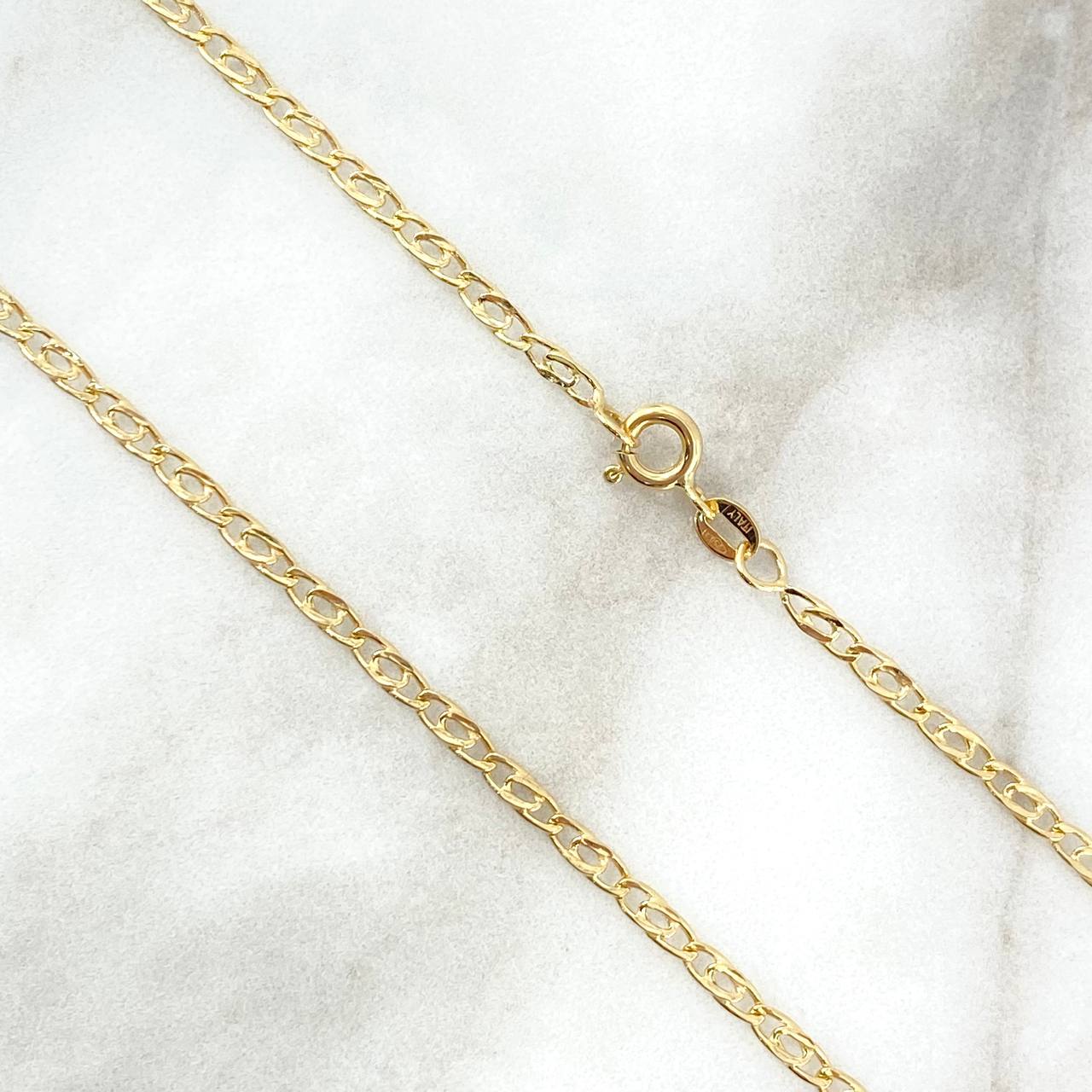 Cadena Lumachina 4.45gr / 60cm / 2.5mm Oro Amarillo +3 18K *