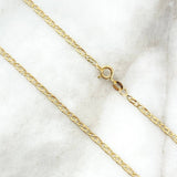 Cadena Lumachina 4.45gr / 60cm / 2.5mm Oro Amarillo +3 18K *