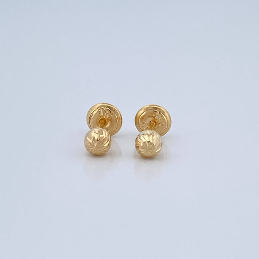 Topos Bola 0.5gr / 4mm Oro Amarillo 18K %