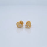 Topos Corazon 0.85gr / 7mm Oro Amarillo 18K %