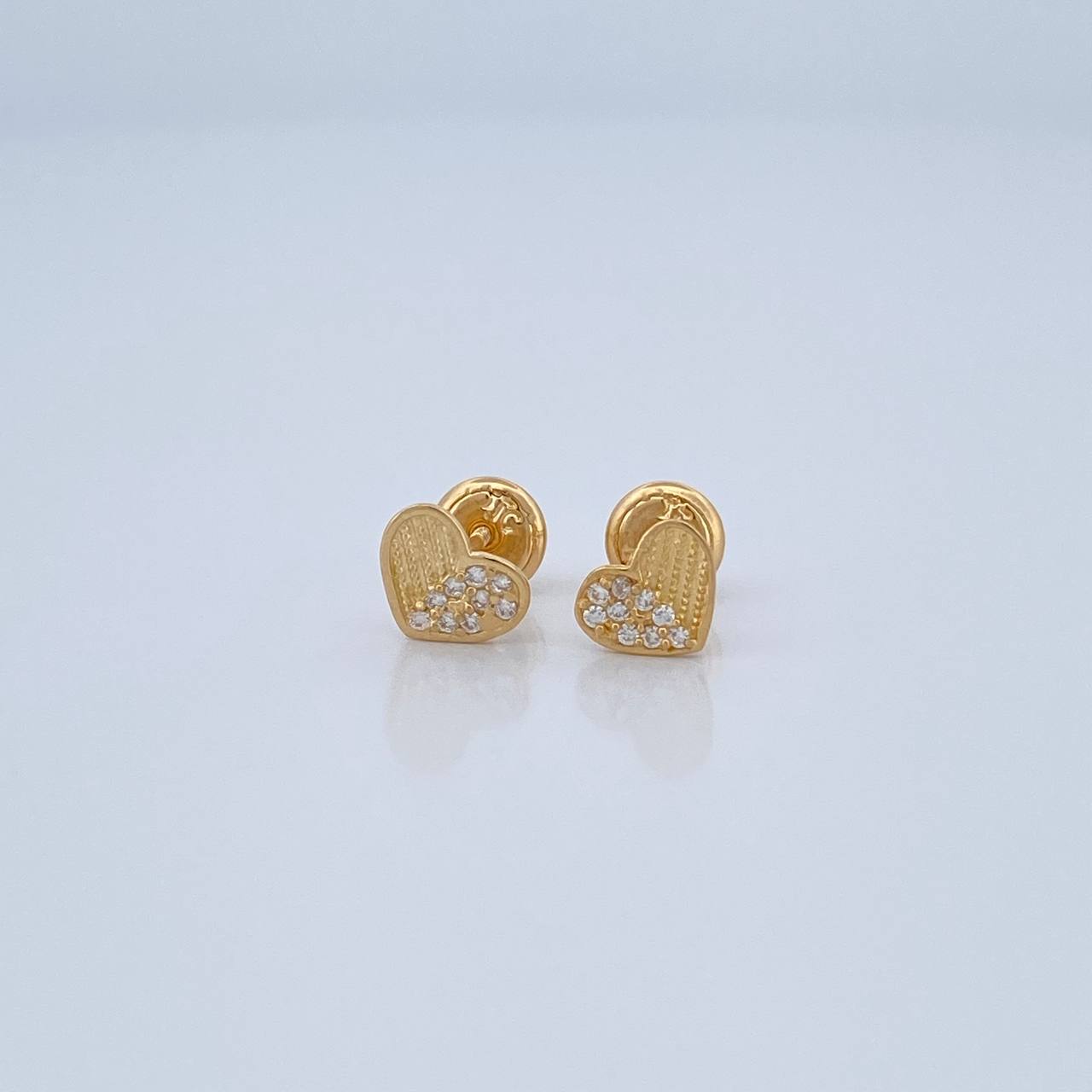 Topos Corazon 0.85gr / 7mm Oro Amarillo 18K %
