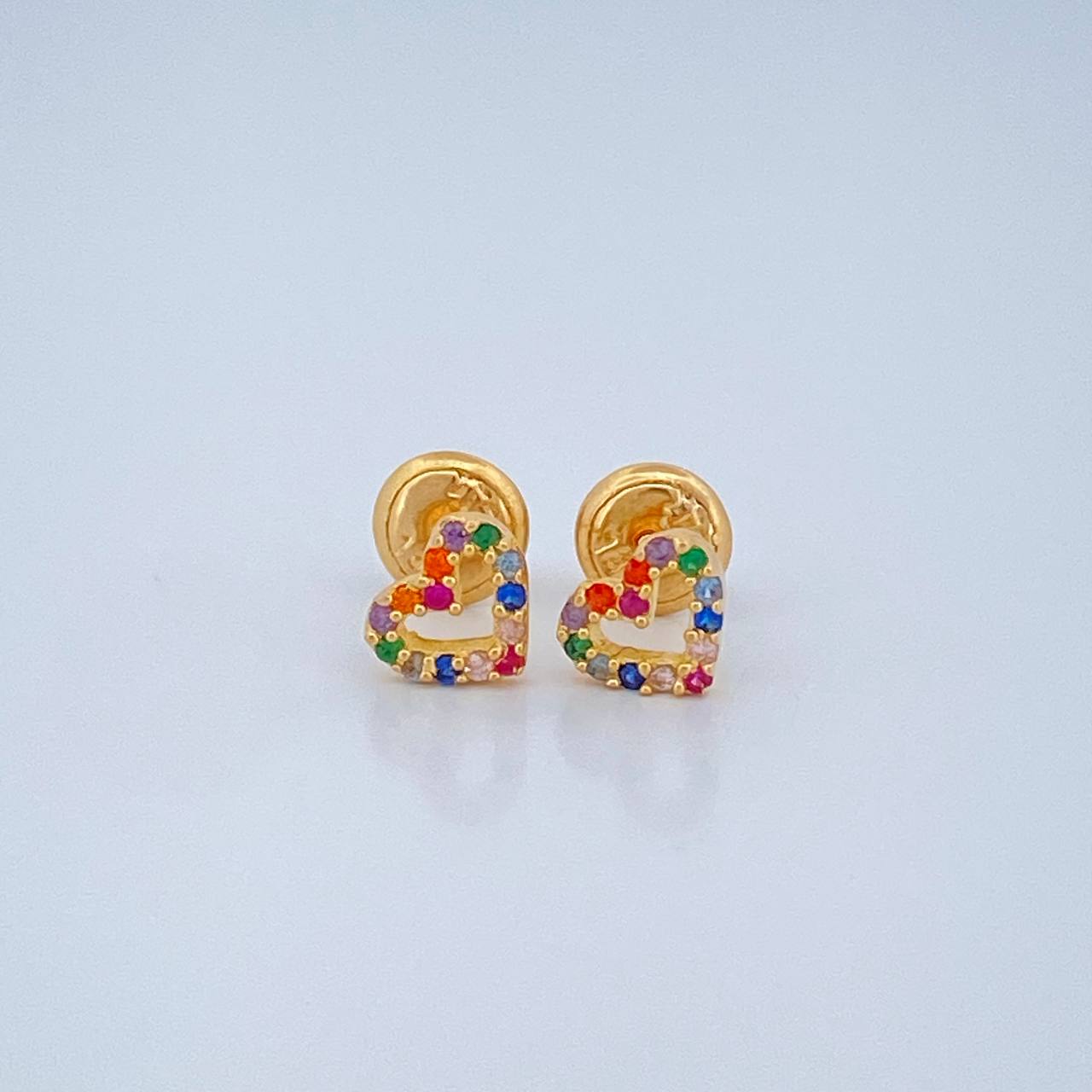 Topos Corazon 0.8gr / 5mm Oro Amarillo 18K %