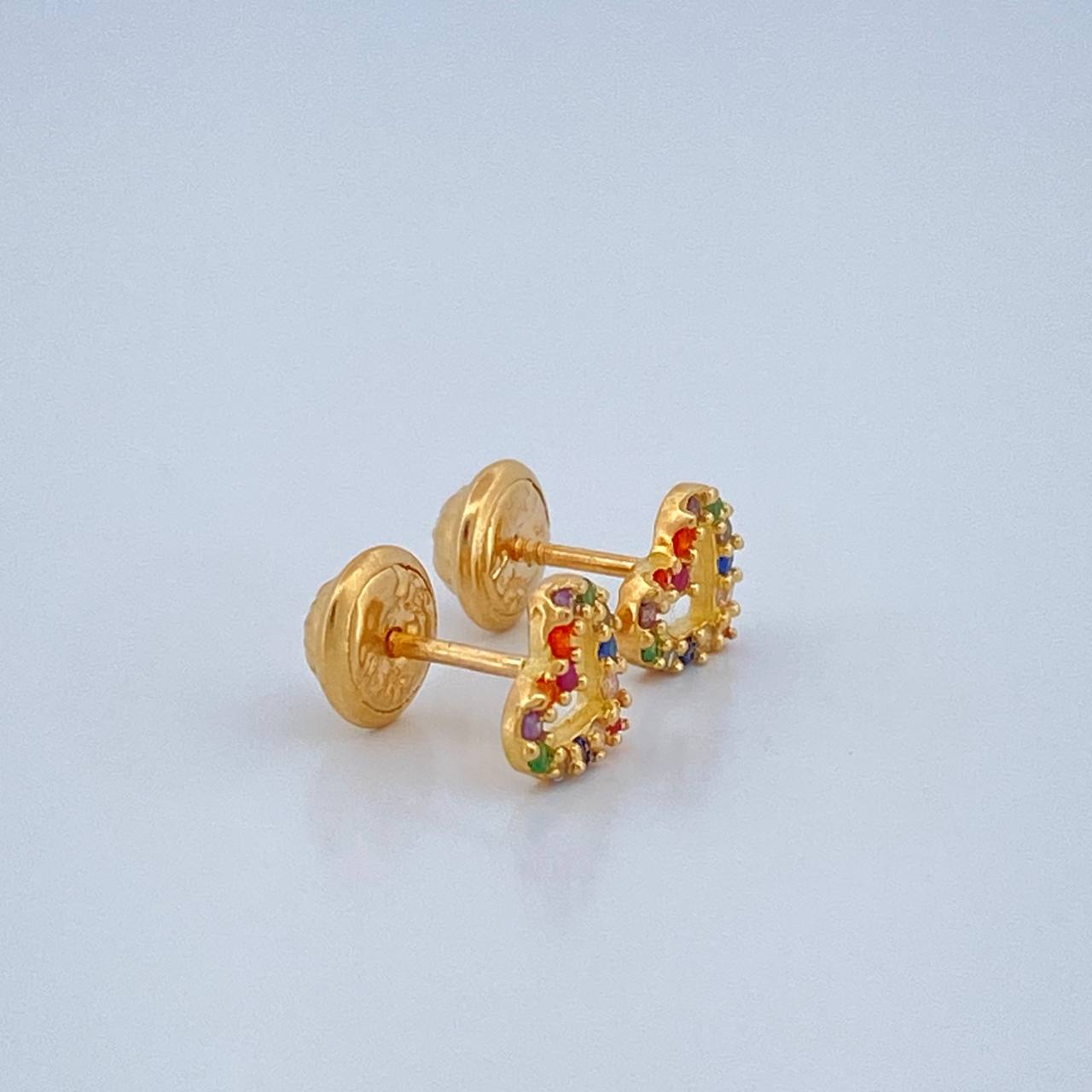 Topos Corazon 0.85gr / 5mm Oro Amarillo 18K %