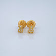 Topos Oso Ts 0.65gr / Circones Blancos Oro Amarillo &
