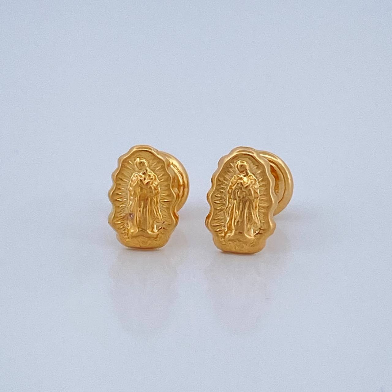 Topos Silueta Virgen Guadalupe 0.7gr / 5.44mm Oro Amarillo 18K %