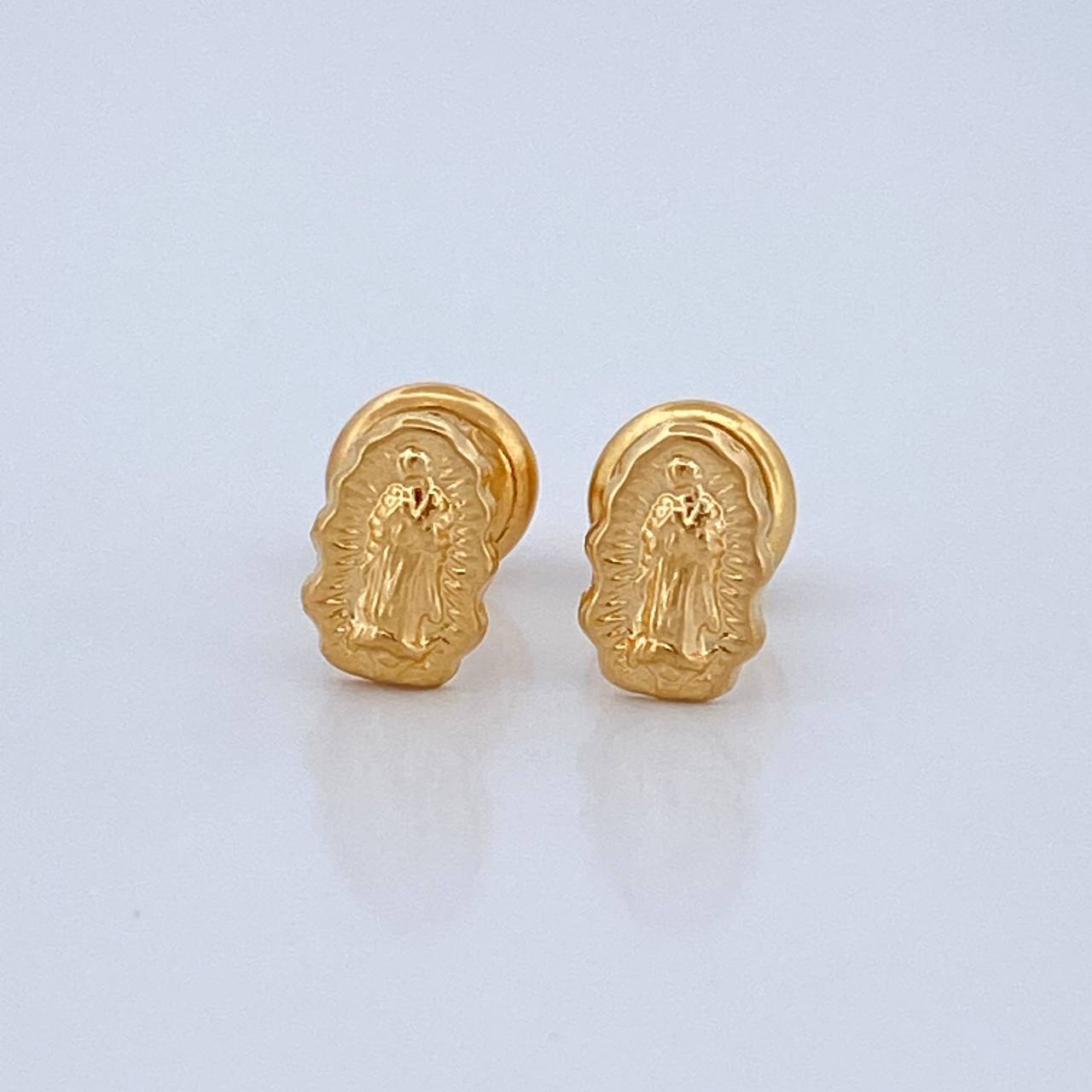 Topos Silueta Virgen Guadalupe 0.6gr / Oro Amarillo 18K %