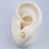 Topos Silueta Virgen Guadalupe 0.6gr / Oro Amarillo 18K %