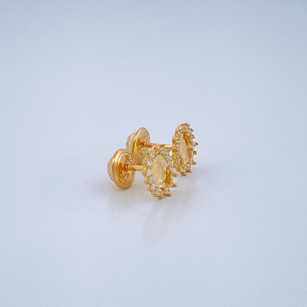 Topos Virgen Guadalupe 0.85gr / 6.35mm Oro Amarillo 18K &