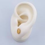 Topos Virgen Guadalupe 0.85gr / 6.35mm Oro Amarillo 18K &