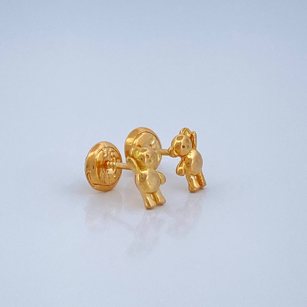 Topos Oso 1.05gr / 4.9mm Oro Amarillo 18K &