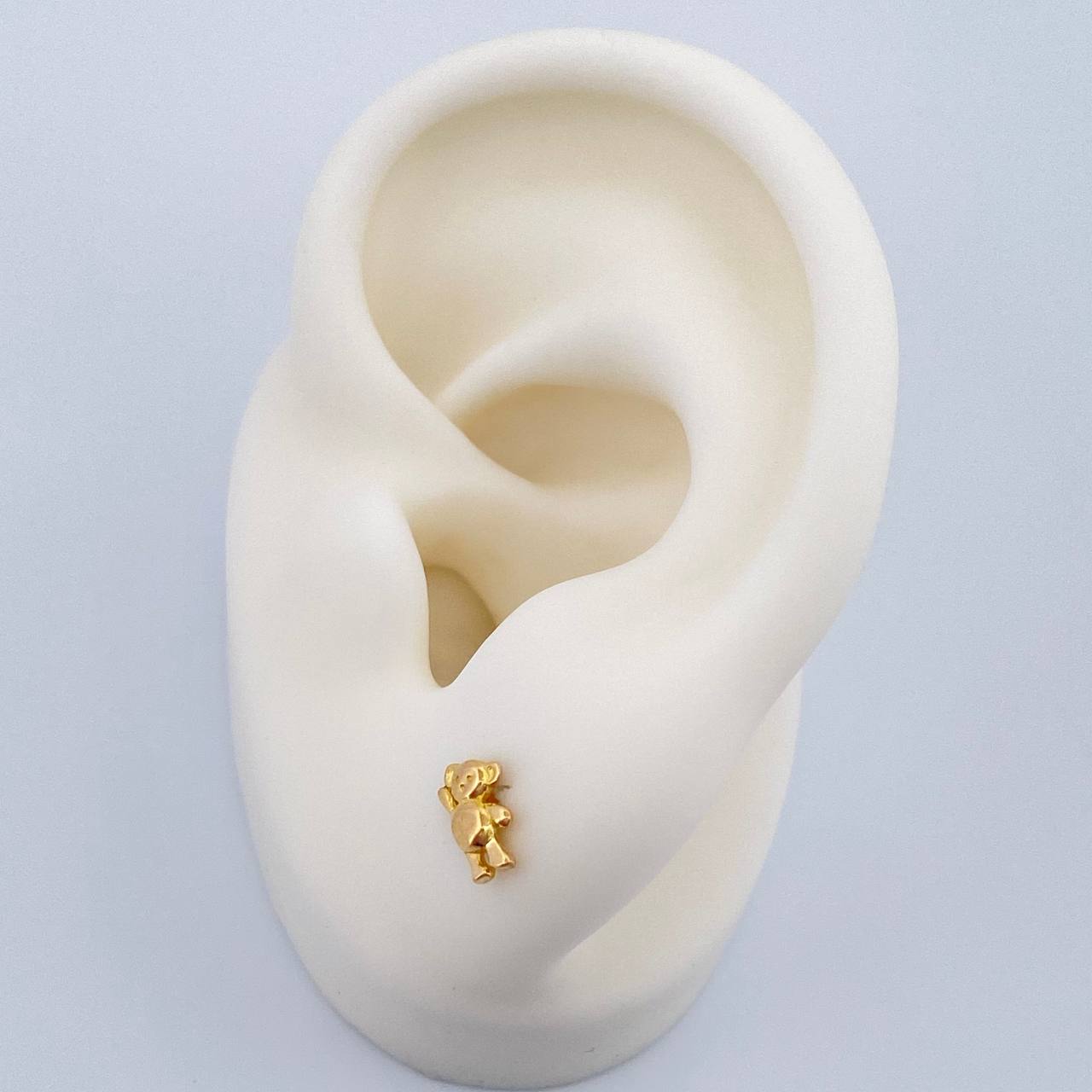 Topos Oso 1.05gr / 4.9mm Oro Amarillo 18K &