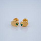 Topos Grano Café 0.75gr / 5.93mm Oro Amarillo 18K &