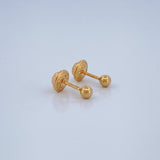Topos Bola Lisa 0.45gr / 3mm Oro Amarillo 18K %
