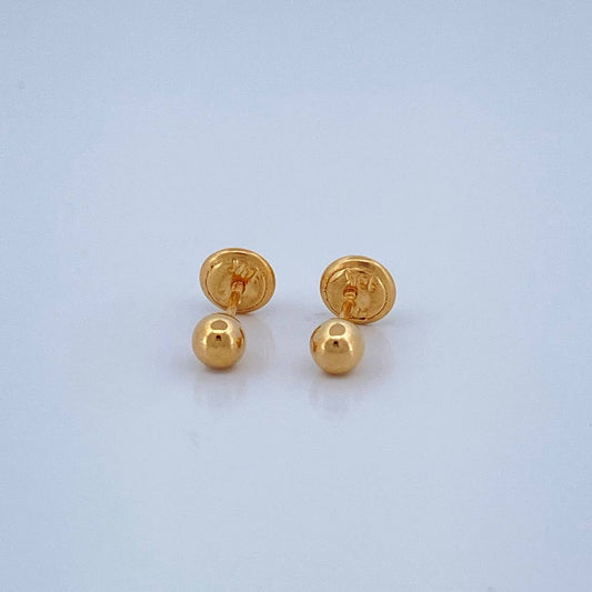 Topos Bola 0.45gr / 4mm Oro Amarillo 18K %