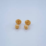 Topos Bola Lisa 0.5gr / 4mm Oro Amarillo 18K %