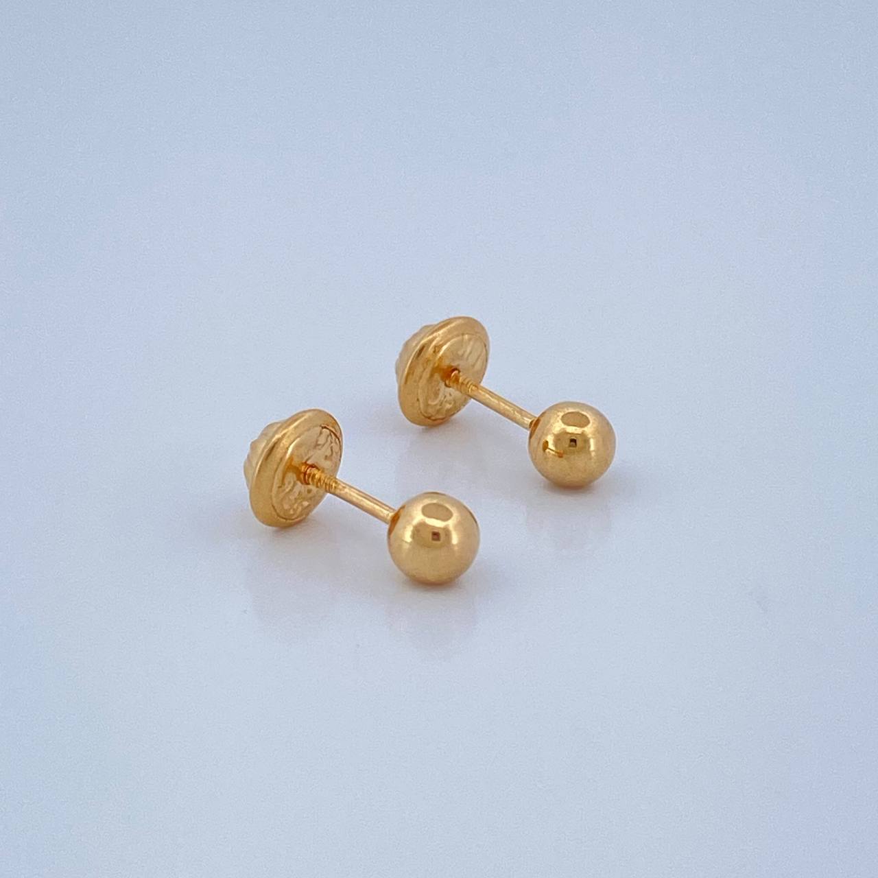 Topos Bola 0.5gr / 5mm Oro Amarillo 18K &