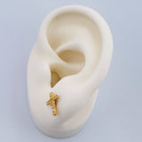 Topos Cruz 0.9gr / 1cm / Oro Amarillo 18K %