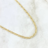 Cadena Lumachina 4.45gr / 60cm / 2.5mm Oro Amarillo +3 18K *