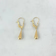 Candongas Lagrima 0.65gr / 2.5cm- Oro 18K