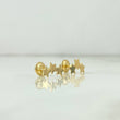 Topos Estrellas 0.65gr / Oro Amarillo