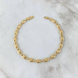 Pulso Rustico Corona RX 5.4gr / 20cm / 5mm Oro Amarillo 18K